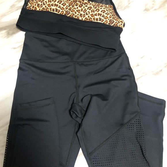 ZYIA Pants - Zyia legging and bra. New without tags. Legging size 4, bra about a size sm-med